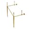 Fauceture VPB33287 Edwardian Brass Console Sink Legs, Brushed Brass VPB33287 - alternate 1